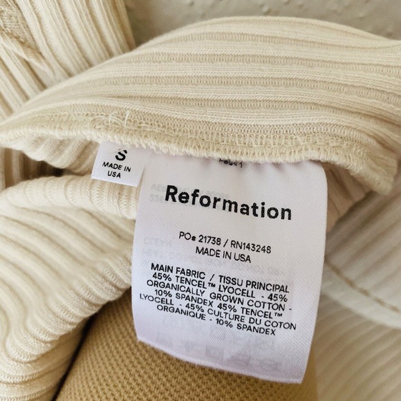 Reformation Cream Mini Dress - Picture 5 of 8